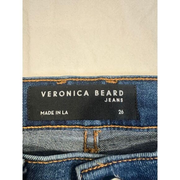 Veronica Bread Ryleigh High Waist Ankle Slim Straight Leg Jeans, size 26 - Picture 3 of 9